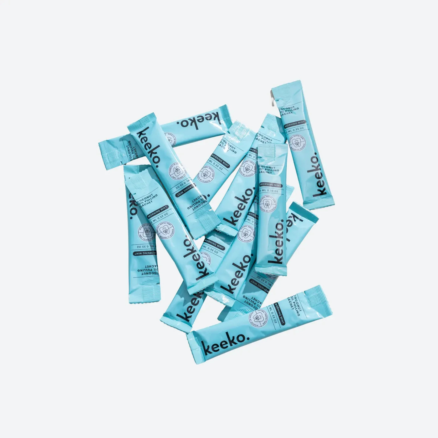 Keeko Morning Mint Oil Pulling Mouthwash Sachets