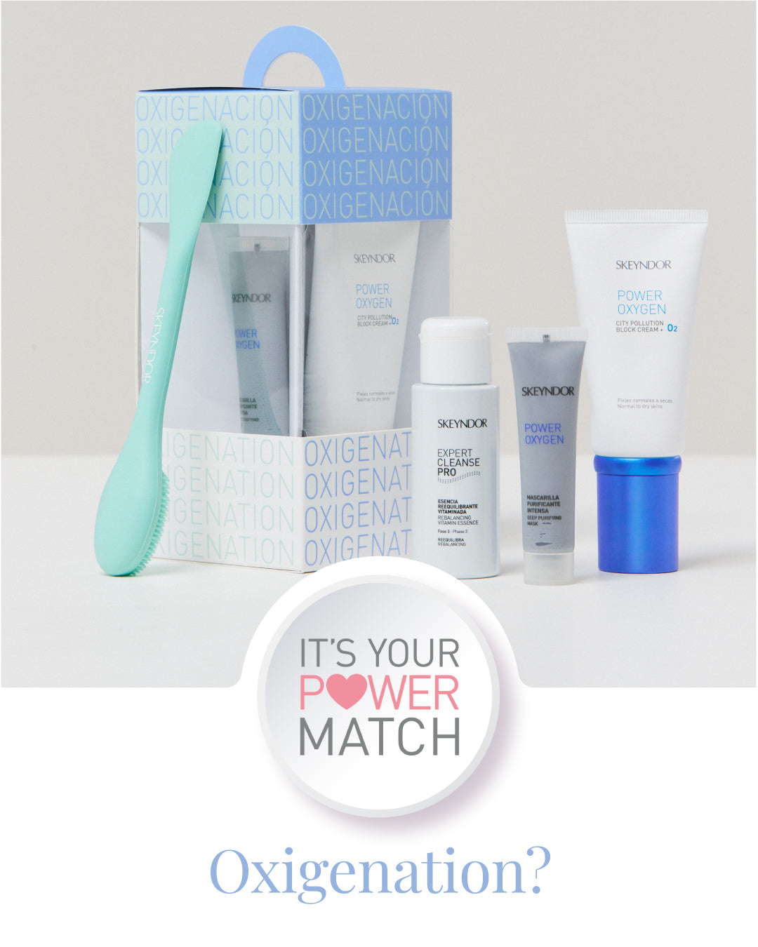 Power Oxygen Cream, Mask & Vitamin Essence – Power Match