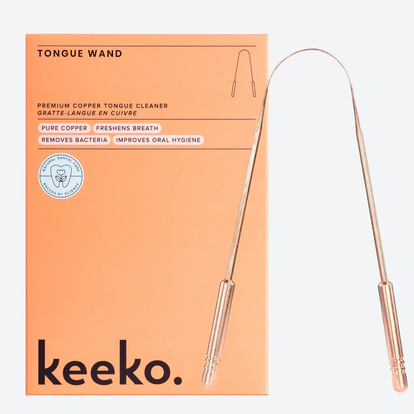 Keeko Premium Copper Tongue Cleaner