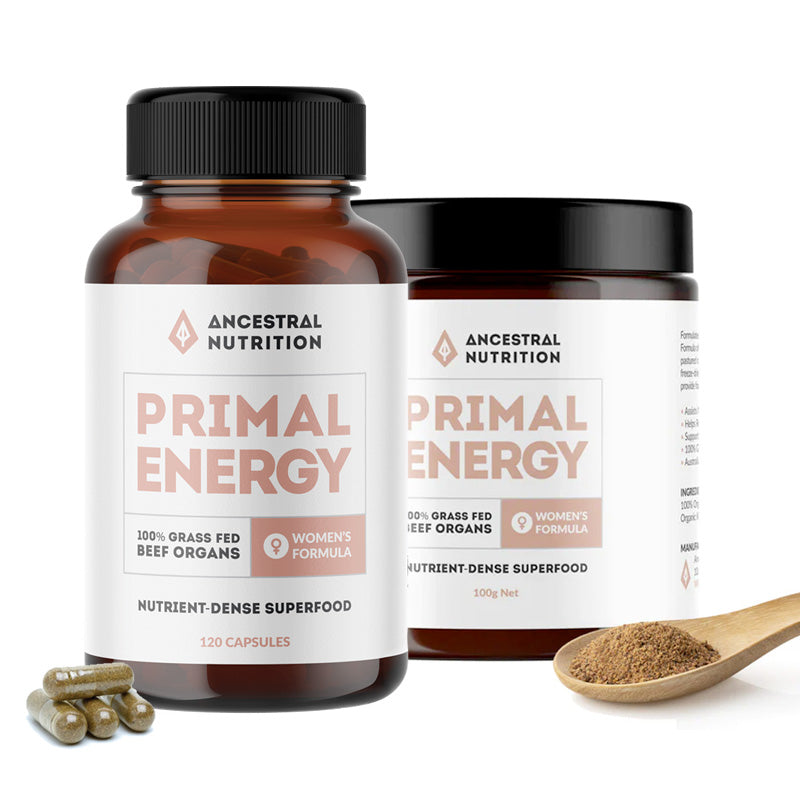 Primal Energy Women - Grass Fed Beef Organ Superfood