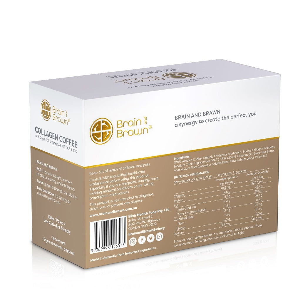 Brain and Brawn Collagen Coffee