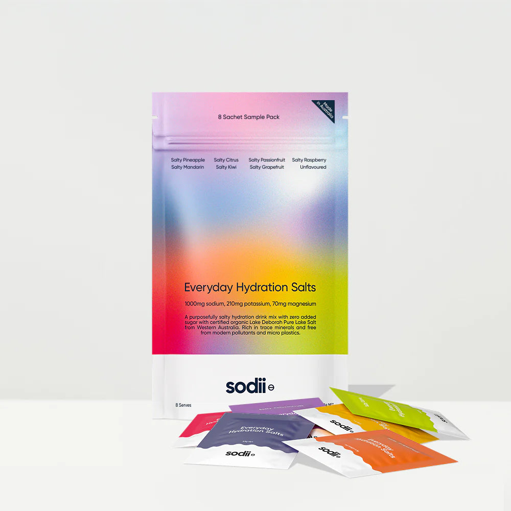 Sodii Everyday Hydration Salts Sample Pack (8 Sachets)