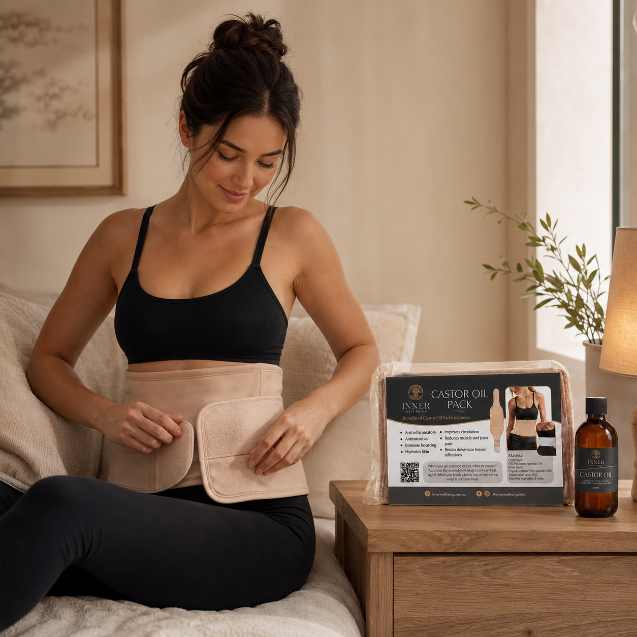 Inner Wellbeing Castor Oil Pack