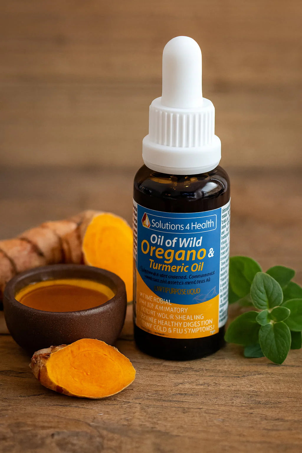 Solutions 4 Health Oil of Wild Oregano & Turmeric Oil