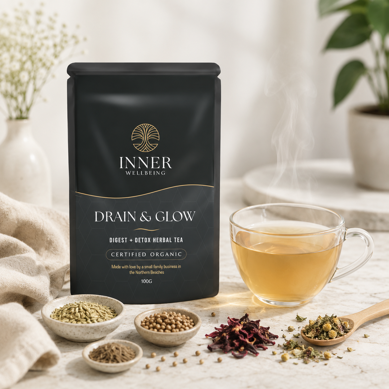 DRAIN & GLOW TEA