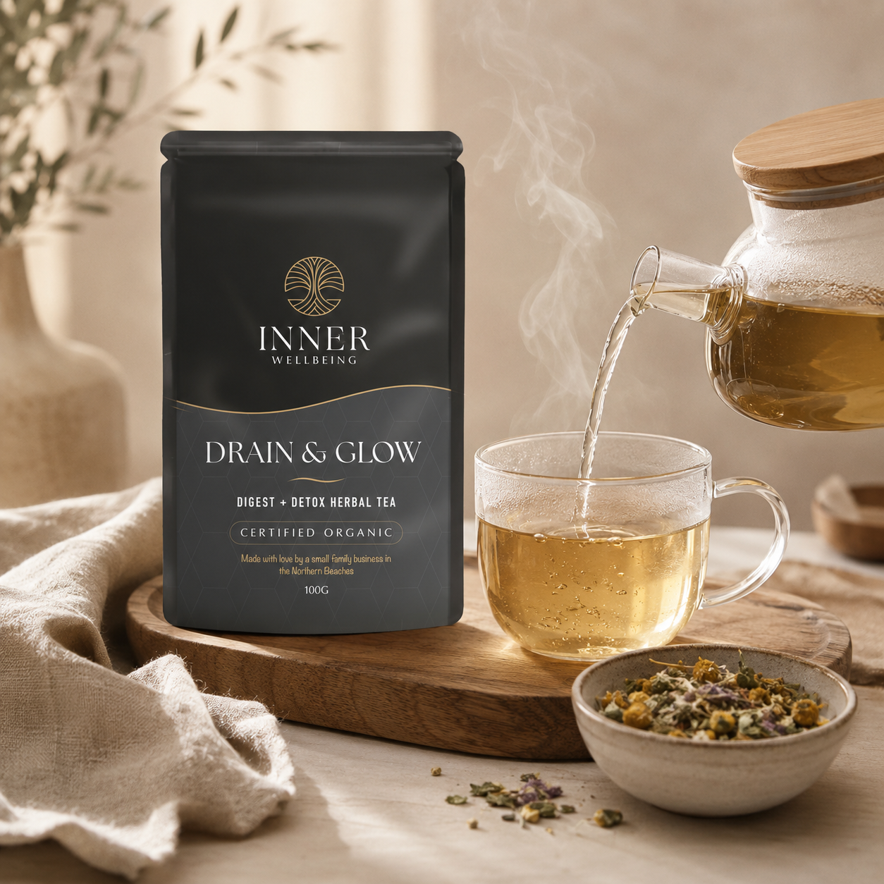 DRAIN & GLOW TEA