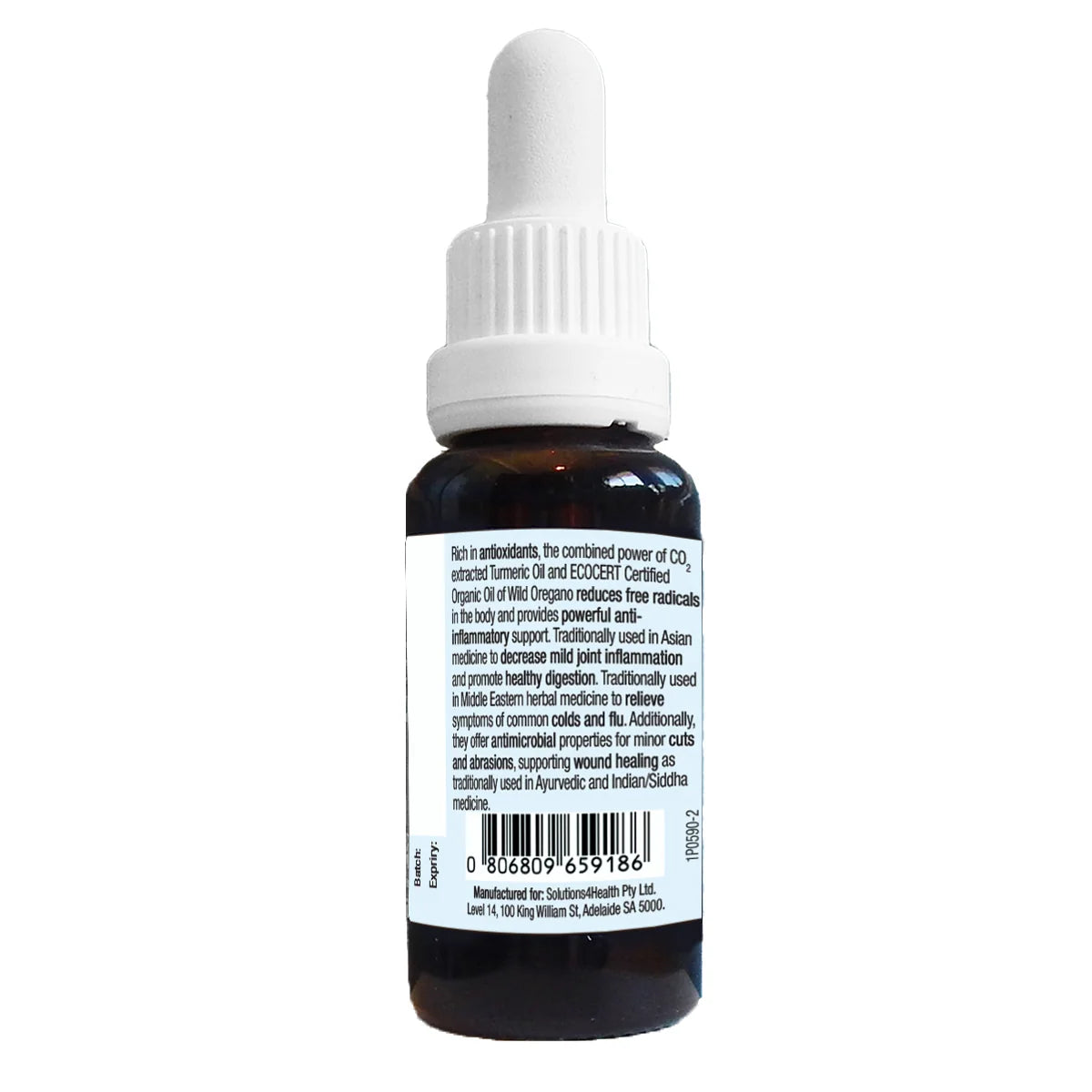 Solutions 4 Health Oil of Wild Oregano & Turmeric Oil