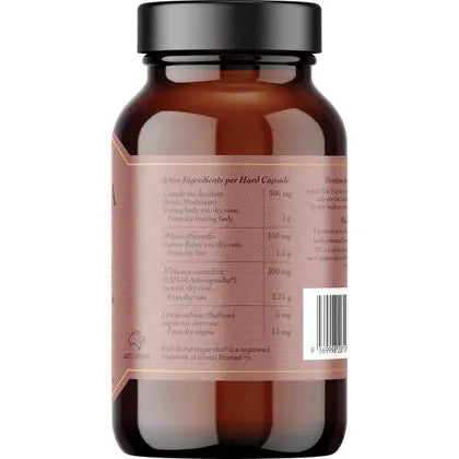 RITUA STRESS Saffron Ashwagandha LemonBalm Reishi 60 Caps